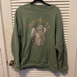 Boys lie green sweatshirt (one size)